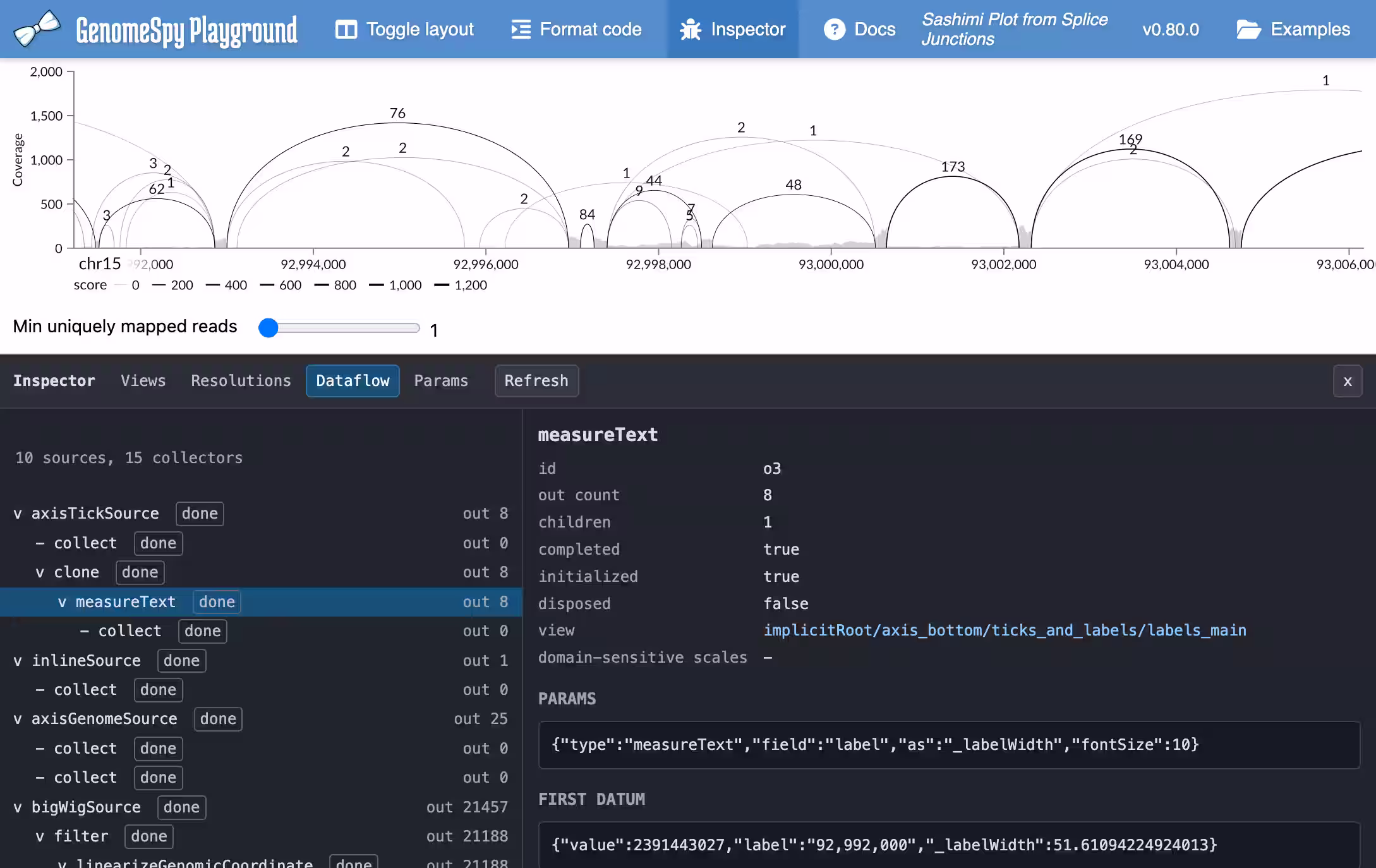 Inspector screenshot